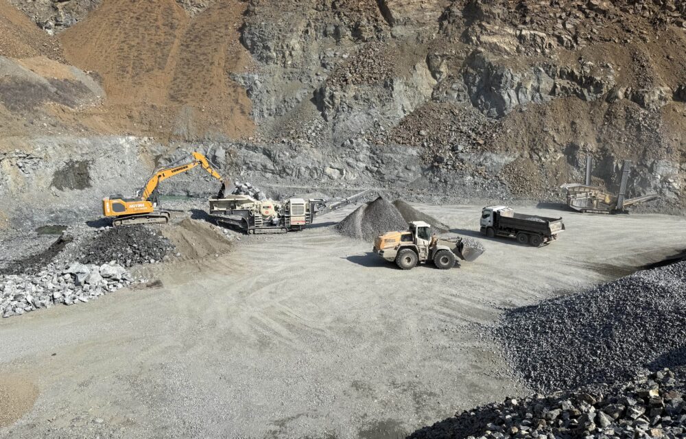 Kamenivo z&nbsp;lomu Omice putuje na stavbu tramvajové tratě Brno–Bystrc | HUTIRA Omice